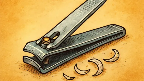 ilustrasi gunting kuku. Dinkes Kabupaten Sukabumi apresiasi gerakan cegah cacingan di Kabandungan (Sumber: edit by copilot)