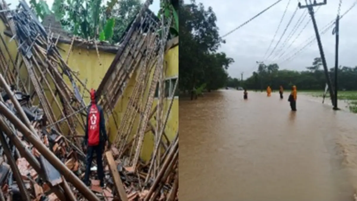 BPBD Catat 10 Bencana Landa Sukabumi dalam Sehari: Longsor, Banjir hingga Madrasah Ambruk