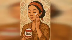 Ilustrasi kosmetik produk kecantikan (Sumber: edit by copilot)