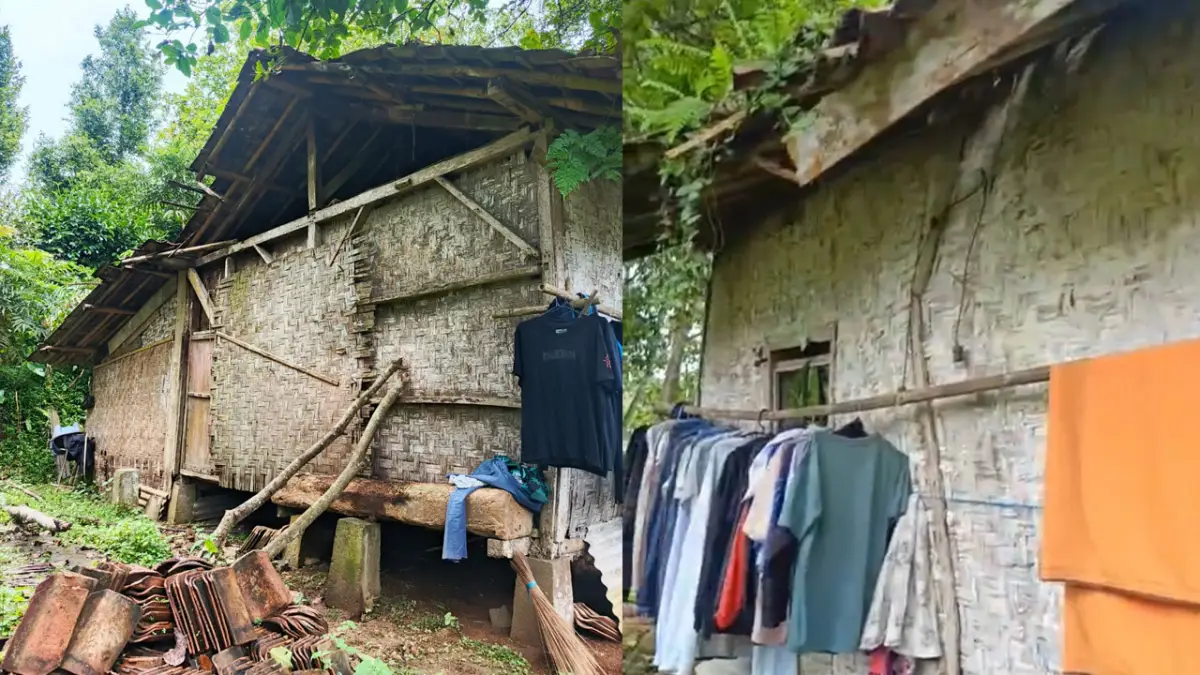 Tak Tersentuh Rutilahu, Warga Kalapanunggal Sukabumi Hidup di Rumah Nyaris Ambruk