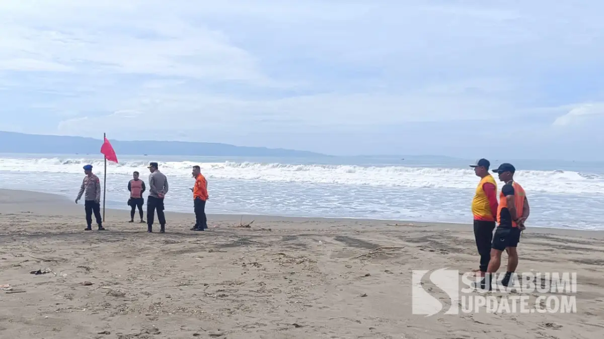 Hari ke-2 Pencarian Wisatawan Terseret Ombak Pantai Sunset Cisolok Terkendala Cuaca