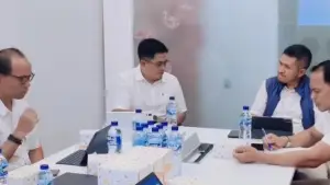 Jajaran Disperkim Sukabumi saat berkunjung ke Kementerian PKP untuk konsultasi Realisasi Rumah Khusus Pascabencana. (Sumber: Istimewa)