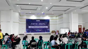 Pelatihan Jurnalistik ANTIK 2025 pada Selasa 20 Januari 2026 di Gedung Plaza Da'wah Sukabumi.