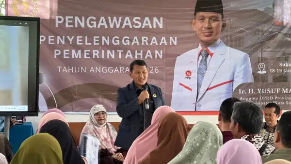 Anggota DPRD Jawa Barat, Yusuf Maulana, melaksanakan kegiatan pengawasan penyelenggaraan pemerintahan daerah, pada 18 Januari 2026 | Foto : Dok. Tim Adc