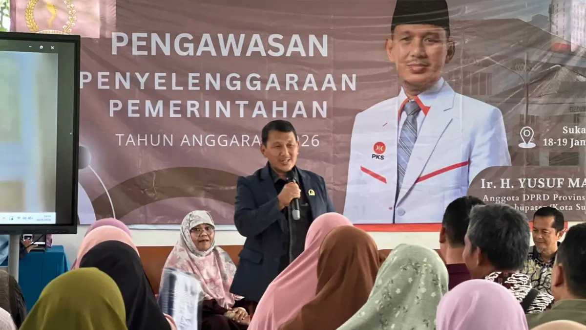 DPRD Jabar Kawal Pemerintahan Daerah di Sukabumi, Yusuf Maulana Ajak Warga Terlibat