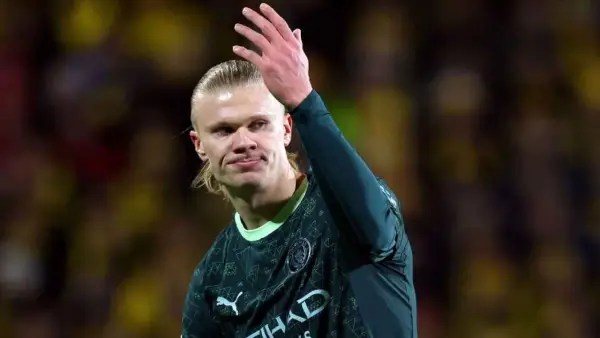 Reaksi Erling Haaland saat Manchester City kalah dari Bodo/Glimt (Sumber: web/espn.com)