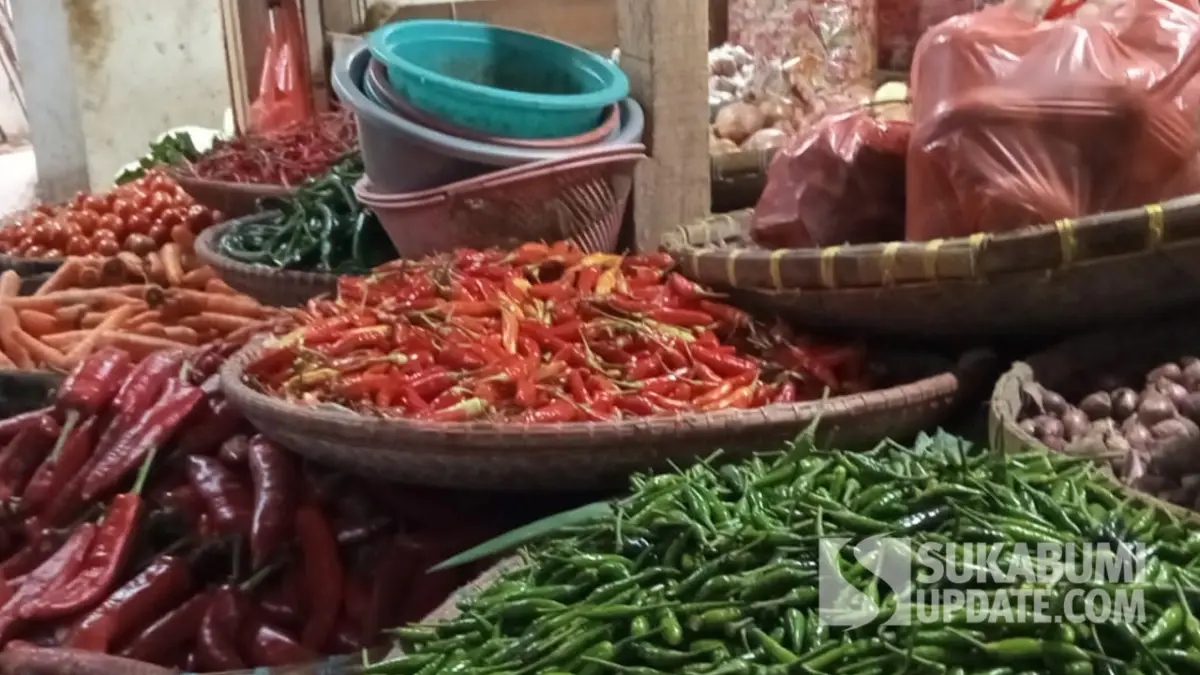 Harga Pangan Nasional Kompak Turun, Cabai Rawit Merah di Kota Sukabumi Naik Rp5 Ribu