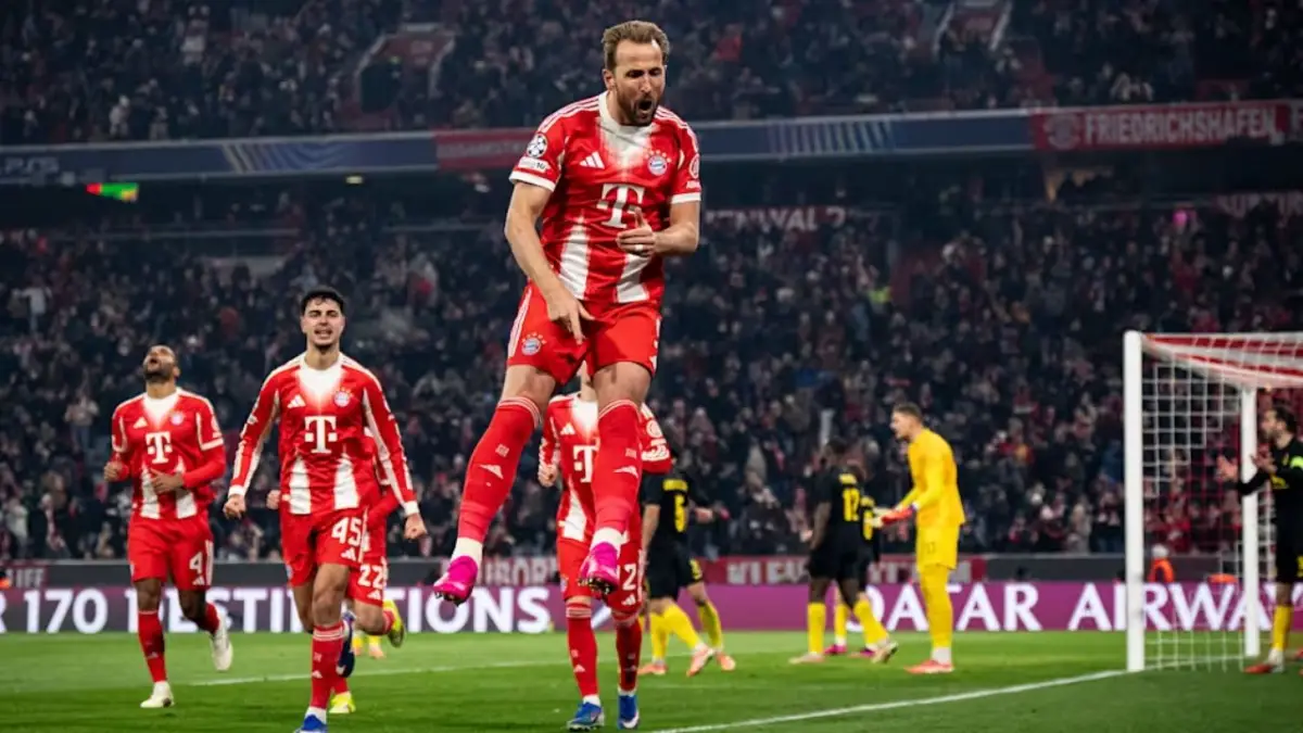 Dua Gol Harry Kane bawa Bayern Munchen Lolos ke Babak 16 Besar Liga Champions