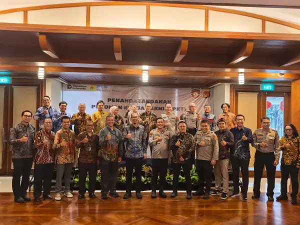 PLN IP melakukan penandatanganan Pedoman Kerja Teknis (PKT) bersama Direktorat Pengamanan Objek Vital (Ditpamobvit) Kepolisian Daerah Jawa Barat (Sumber: Dok pln ip)