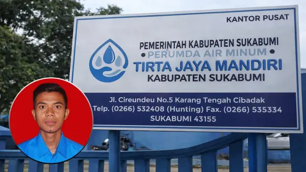 Rijal Sudrajat, Kasubag Pengolahan dan Laboratorium Perumdam Tirta Jaya Mandiri (TJM) Kabupaten Sukabumi | Foto : Sukabumiupdate