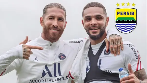 Layvin Kurzawa dan Sergio Ramos saat memperkuat PSG (Sumber: Instagram/@kurzawa)
