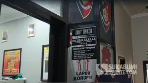 Tipikor Satreskrim Polres Sukabumi. (Sumber : SU/Ilyas).