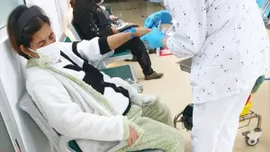 Kondisi Lanti TKW Sukabumi saat di RS di Shanghai, China. (Sumber : Istimewa.).