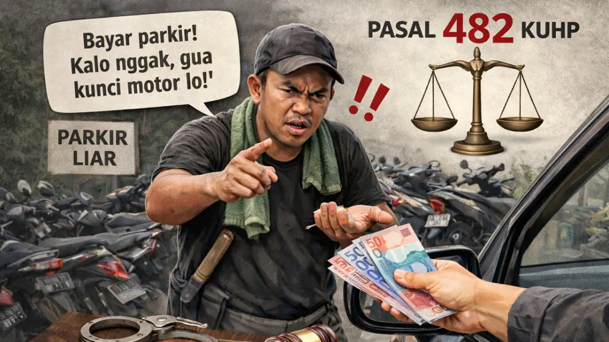 Parkir Liar Berpotensi Dijerat Pasal Pemerasan dalam KUHP Baru: Terancam 9 Tahun Penjara