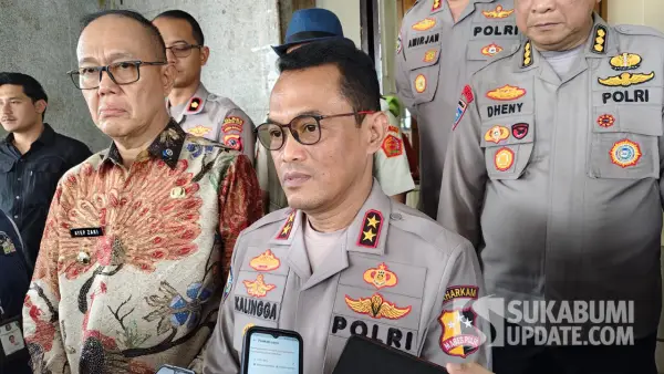 Kepala Korps Pembinaan Masyarakat Badan Pemelihara Keamanan Polri, Irjen Pol. Kalingga Rendra Raharja saat diwawancarai di Kota Sukabumi. Kamis (29/1/2026). (Sumber: SU/Turangga Anom)