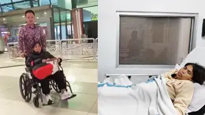 Pulang dalam Kondisi Lemas, Lanti TKW Sukabumi Jalani Perawatan Intensif di Bunut (Sumber : Istimewa.).