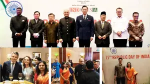 Nusa Putra University turut hadiri Perayaan 77th Republic Day of India, di JW Marriott Hotel Jakarta pada 26-27 Januari 2026. (Sumber : Nusa Putra).