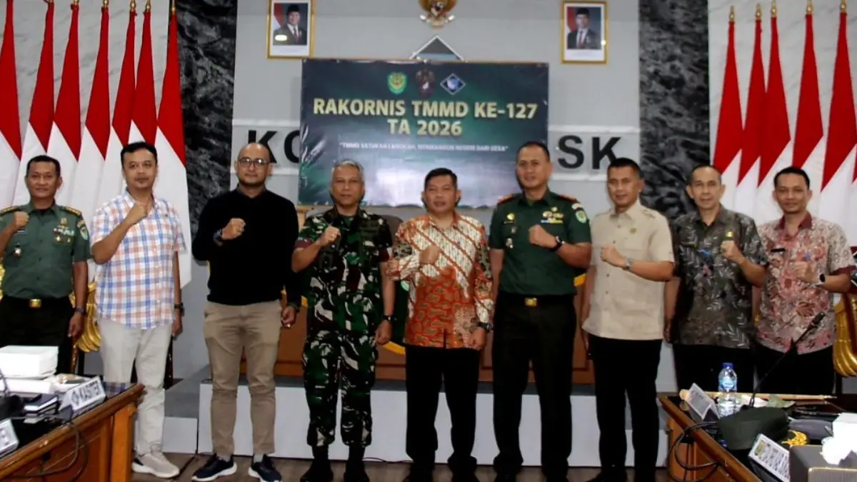 Rakornis TMMD 2026: Nusa Putra University Sinergi Bangun Desa Bersama TNI dan Pemda