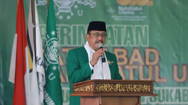 Bupati Sukabumi Asep Japar di acara 1 abad NU (Sumber: dokpim)