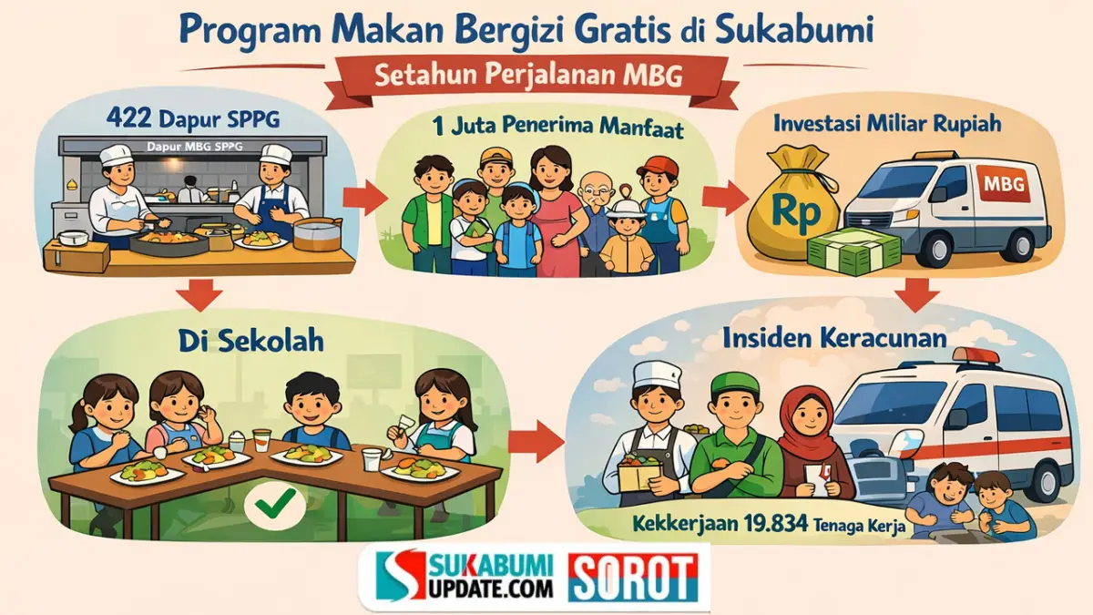 Satu Tahun MBG Sukabumi dan Ragam Cerita di Baliknya