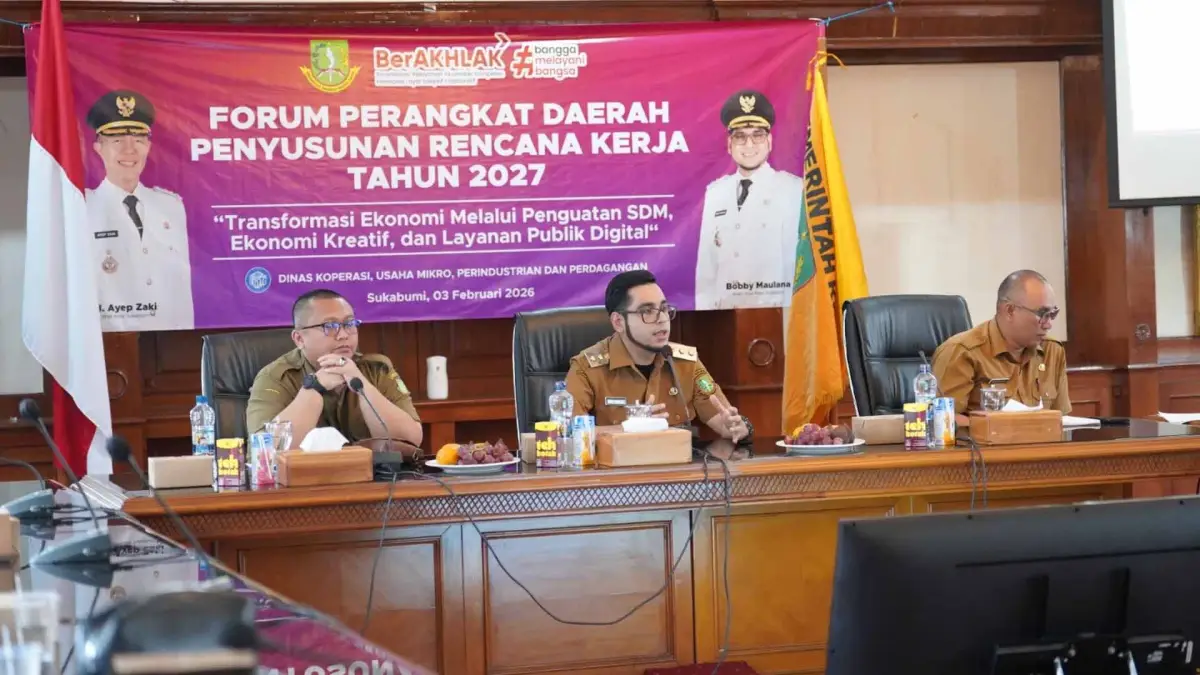 FPD Diskumindag Kota Sukabumi, Bobby Tekankan Pembangunan Inklusif dan Berkelanjutan