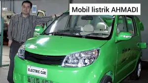 Mobil listrik Evina merupakan karya Dasep Ahmadi, putra asal Ciemas, Sukabumi, yang sempat menarik perhatian dunia sebelum akhirnya terhenti di tengah jalan. (Sumber : Instagram/@indra_fathan).