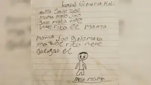 surat wasiat yang ditinggalkan bocah 10 tahu di NTT. (Sumber : Istimewa)