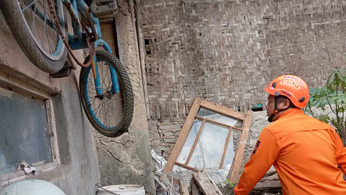 BPBD Kota Sukabumi Catat 1 Rumah di Cikole Terdampak Pergerakan Tanah