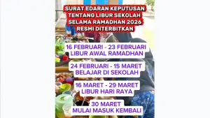 Cek fakta apakah benar libur sekolah selama Ramadan 2026? (Sumber : Facebook).