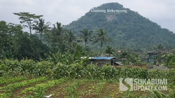 Gunung Kekenceng di Desa Tegalpanjang, Cireunghas, Kabupaten Sukabumi | Foto : Restorazi by chatGPT