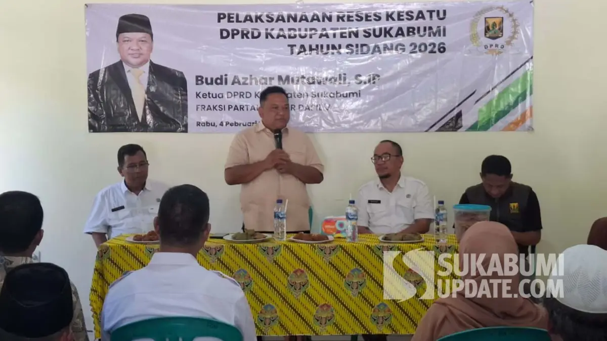 Reses 2026, Ketua DPRD Sukabumi Ingatkan Kades: Usulan Pembangunan Harus Masuk SIPD