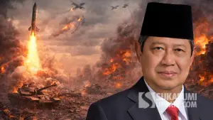 Ilustrasi - SBY memperingatkan ancaman Perang Dunia Ketiga dan dampak mengerikan bagi umat manusia. (Sumber : AI/ChatGPT).