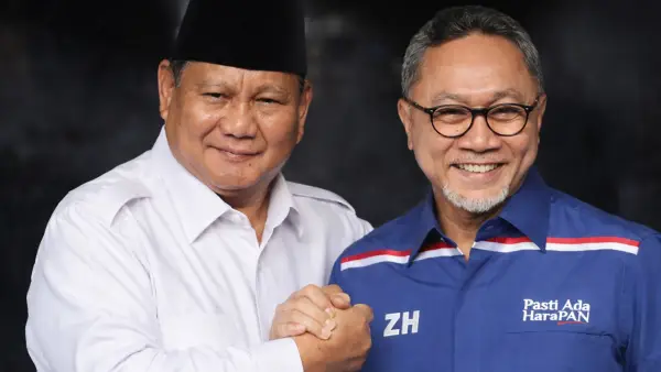 Prabowo Subianto dan Zulkifli Hasan | Foto : restorasi by chatgpt