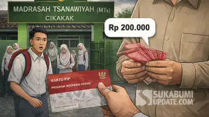 Ilustrasi - Dana PIP Siswa Diduga Dipotong Rp200 Ribu di Salah Satu MTs Cikakak Sukabumi. (Sumber : AI/ChatGPT).