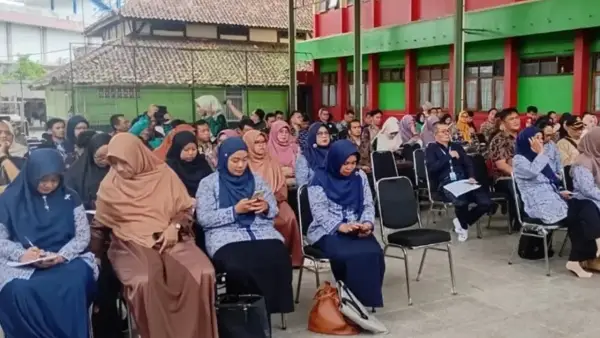 Pelaksanaan sosialisasi TKA di SDN Suryakencana oleh Disdik Kota Sukabumi pada Kamis (5/2/2026). (Sumber: Istimewa)