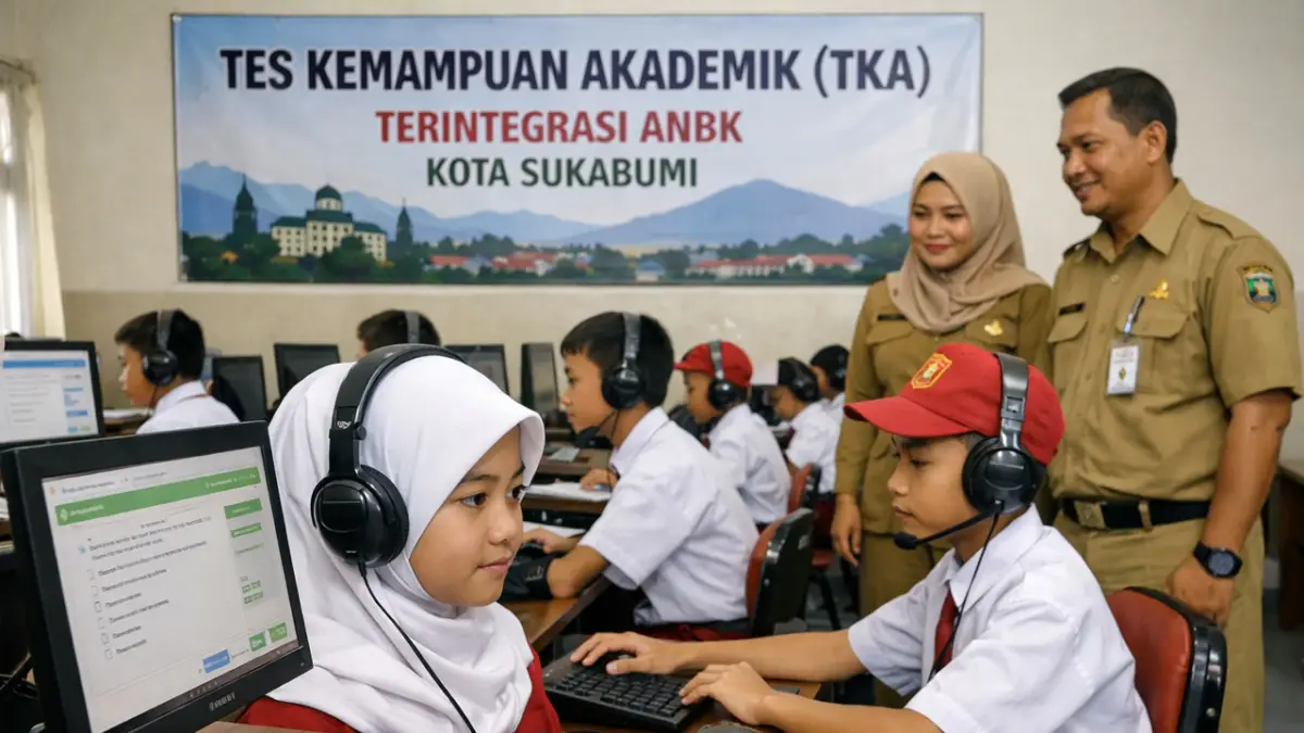 TKA Terintegrasi ANBK, Disdik Kota Sukabumi Siapkan Sistem Evaluasi Baru Siswa