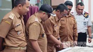 Bupati Sukabumi Asep Japar resmikan 4 proyek strategis di Warungkiara (Sumber: sukabumiupdate)