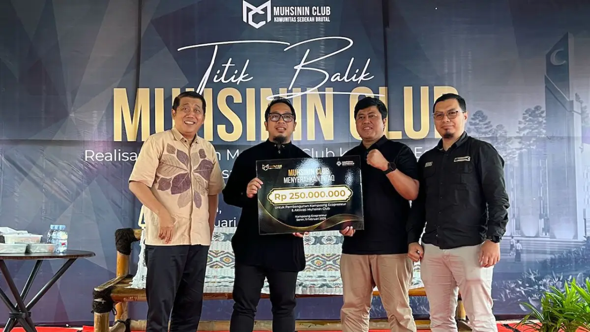 Ingin Lahirkan Milyarder Baru, Muhsinin Club Dukung Kampoong Ecopreneur