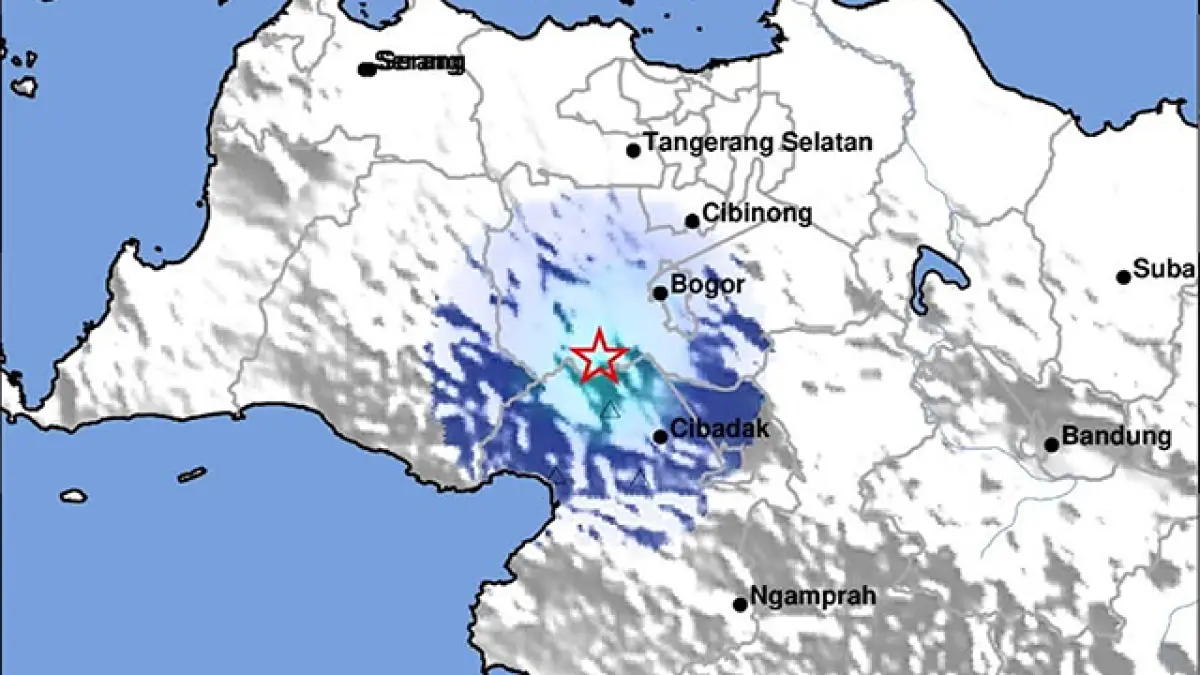 Gempa Tektonik M3,2 Guncang Sukabumi Kedalaman 7 Km, Dipicu Sesar Aktif