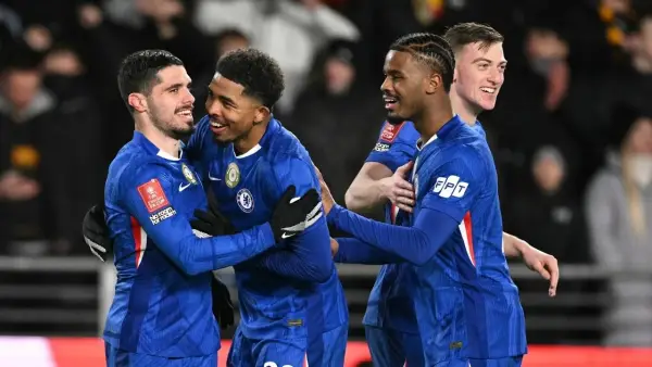 Selebrasi Pedro Netto setelah cetak gol ke gawang Hull City di Piala FA (Sumber: web/chelsea.com)