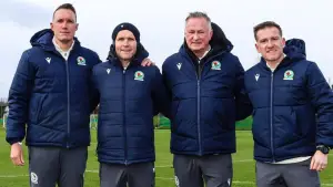 Phil Jones dipilih menjadi asisten pelatih Michael O’Neill di Blackburn Rovers. (Sumber: Instagram/@rovers)