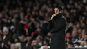 Mikel Arteta tengah memimpin pertandingan Arsenal saat hadapi Wigan di Piala FA (Sumber: web/arsenal.com)