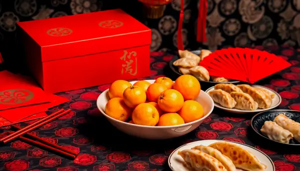 Ilustrasi Makanan Khas Imlek dan Makna Keberuntungannya (Sumber : Freepik)