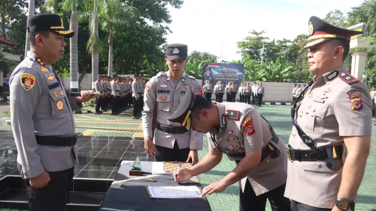Rotasi di Polres Sukabumi, Jabatan Wakapolres hingga Kasat Lantas Resmi Berganti