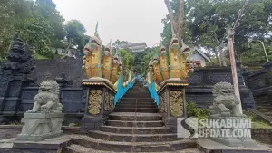 Vihara Nam Hai Kwan Se Im Pu Sa, yang berada di Desa Sangrawayang, Kecamatan Simpenan, Kabupaten Sukabumi. (Sumber : SU/Ilyas).