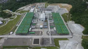 PLTP Sarulla merupakan salah satu proyek geothermal yang ikut dimiliki oleh Ormat Geothermal. | Foto : Republika