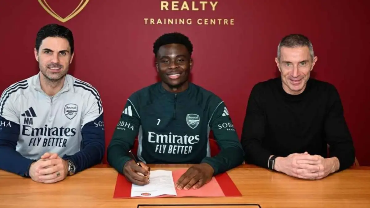 Resmi, Arsenal Ikat Bukayo Saka Hingga 2030