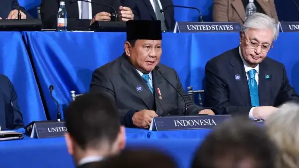 Presiden Prabowo Subianto di KTT Dewan Perdamaian (Board of Peace) bentukan Donald Trump. (Sumber Foto: IG Presiden RI)