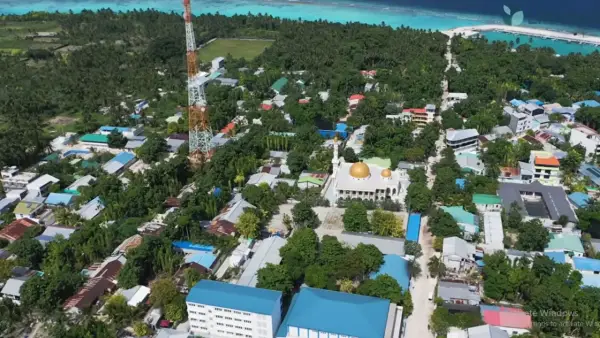 Potret utara salah satu kota di Maladewa | Foto : Youtube Lifevibes ID