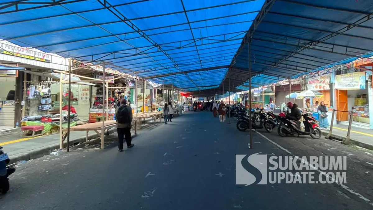 Persiapan Pasar Marema Mulai Terlihat di Jalan Harun Kabir Kota Sukabumi